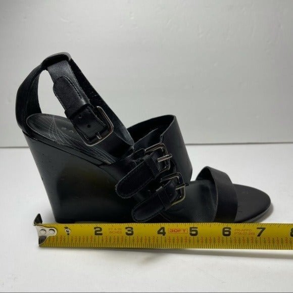 Trouve Wedge Platform Sandals #8 - Picture 10 of 11
